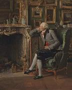 Henri-Pierre Danloux The Baron de Besenval in his Study oil painting artist